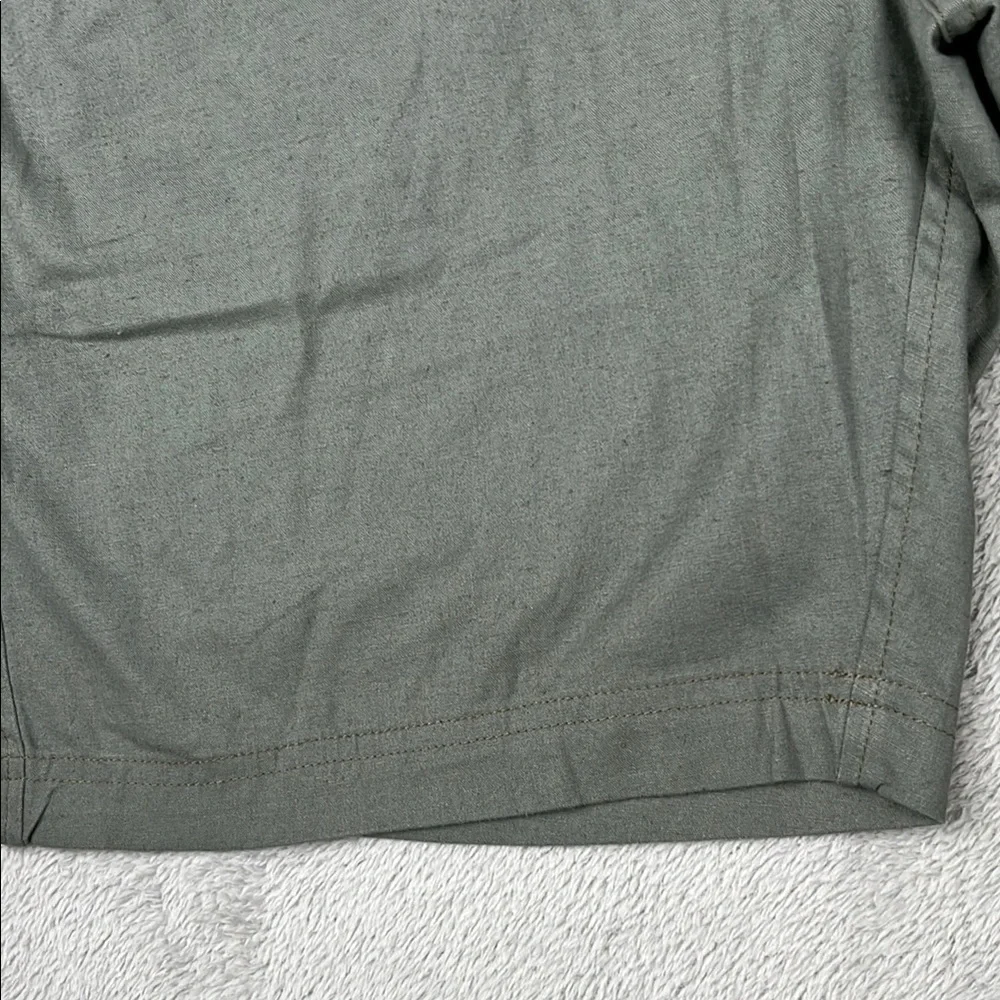 NEW Prana 32‎ Hemp Blend Furrow Short Men's Thyme Green Casual Shorts